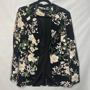 CYNTHIA ROWLEY MULTICOLOR FLORAL BLAZER (XS)